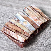 A-SHU ABALONE SHIMMERING SEA SHELL WIDE CUFF BEACH BRACELET - A-SHU.CO.UK