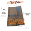 GEOMETRIC BLUE LIGHTWEIGHT PASHMINA SHAWL SCARF