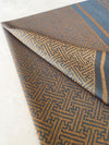 GEOMETRIC BLUE LIGHTWEIGHT PASHMINA SHAWL SCARF