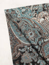 LARGE HAZED BLACK MULTI COLOUR PAISLEY PASHMINA SHAWL SCARF WRAP