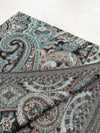 LARGE HAZED BLACK MULTI COLOUR PAISLEY PASHMINA SHAWL SCARF WRAP