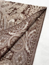 LARGE HAZED BROWN MULTI COLOUR PAISLEY PASHMINA SHAWL SCARF WRAP