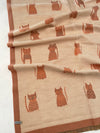 LARGE PINK CAT THICK REVERSIBLE WINTER SHAWL BLANKET SCARF