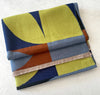 LARGE PISTACHIO CASHMERE RETRO PRINT REVERSIBLE WINTER SHAWL BLANKET SCARF