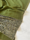 LARGE PLAIN GREEN REVERSIBLE MULTI COLOUR PAISLEY PRINT PASHMINA SHAWL SCARF WRAP