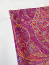 LARGE PURPLE MULTI COLOUR PAISLEY PASHMINA SHAWL SCARF WRAP