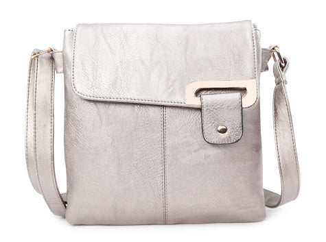 Silver over the shoulder on sale bag