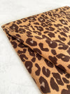 LARGE BROWN LEOPARD PRINT REVERSIBLE WINTER SHAWL BLANKET SCARF