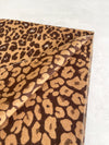LARGE BROWN LEOPARD PRINT REVERSIBLE WINTER SHAWL BLANKET SCARF