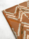 LARGE NUDE RETRO PRINT REVERSIBLE WOOL WINTER SHAWL BLANKET SCARF