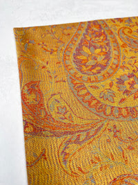 LARGE YELLOW MULTI COLOUR PAISLEY PASHMINA SHAWL SCARF WRAP