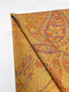 LARGE YELLOW MULTI COLOUR PAISLEY PASHMINA SHAWL SCARF WRAP
