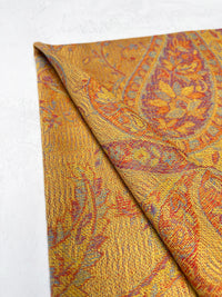 LARGE YELLOW MULTI COLOUR PAISLEY PASHMINA SHAWL SCARF WRAP