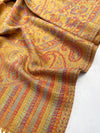 LARGE YELLOW MULTI COLOUR PAISLEY PASHMINA SHAWL SCARF WRAP