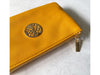 SMALL MULTI-COMPARTMENT CROSS-BODY PURSE BAG WITH WRIST AND LONG STRAPS - YELLOW