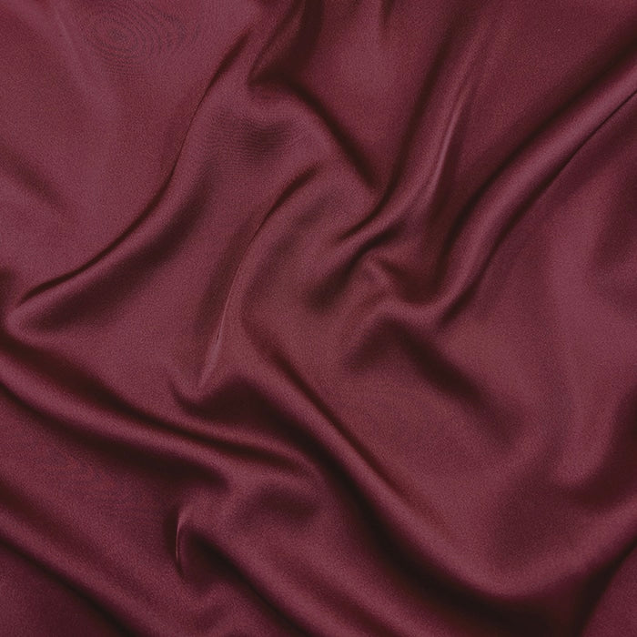 LONG PLAIN BURGUNDY SATIN SCARF SHAWL WRAP