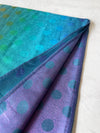 LARGE TEAL MULTI-COLOUR DOT PRINT PASHMINA SHAWL SCARF