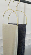 NAVY BLUE SPARKLY METALLIC LEOPARD PRINT EVENING SHAWL SCARF