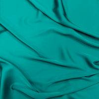 LONG PLAIN TEAL GREEN SATIN SCARF SHAWL WRAP