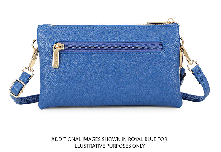 Buy Navy Blue Felt Bag, Minimalist Zipper Closure Medium Size Handbag With  Short Handles, Crossbody Purse, Dark Blue Long Strap Work Bag Online in  India - Etsy