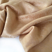 A-SHU ROSE GOLD PAISLEY PRINT REVERSIBLE PASHMINA SHAWL SCARF - A-SHU.CO.UK