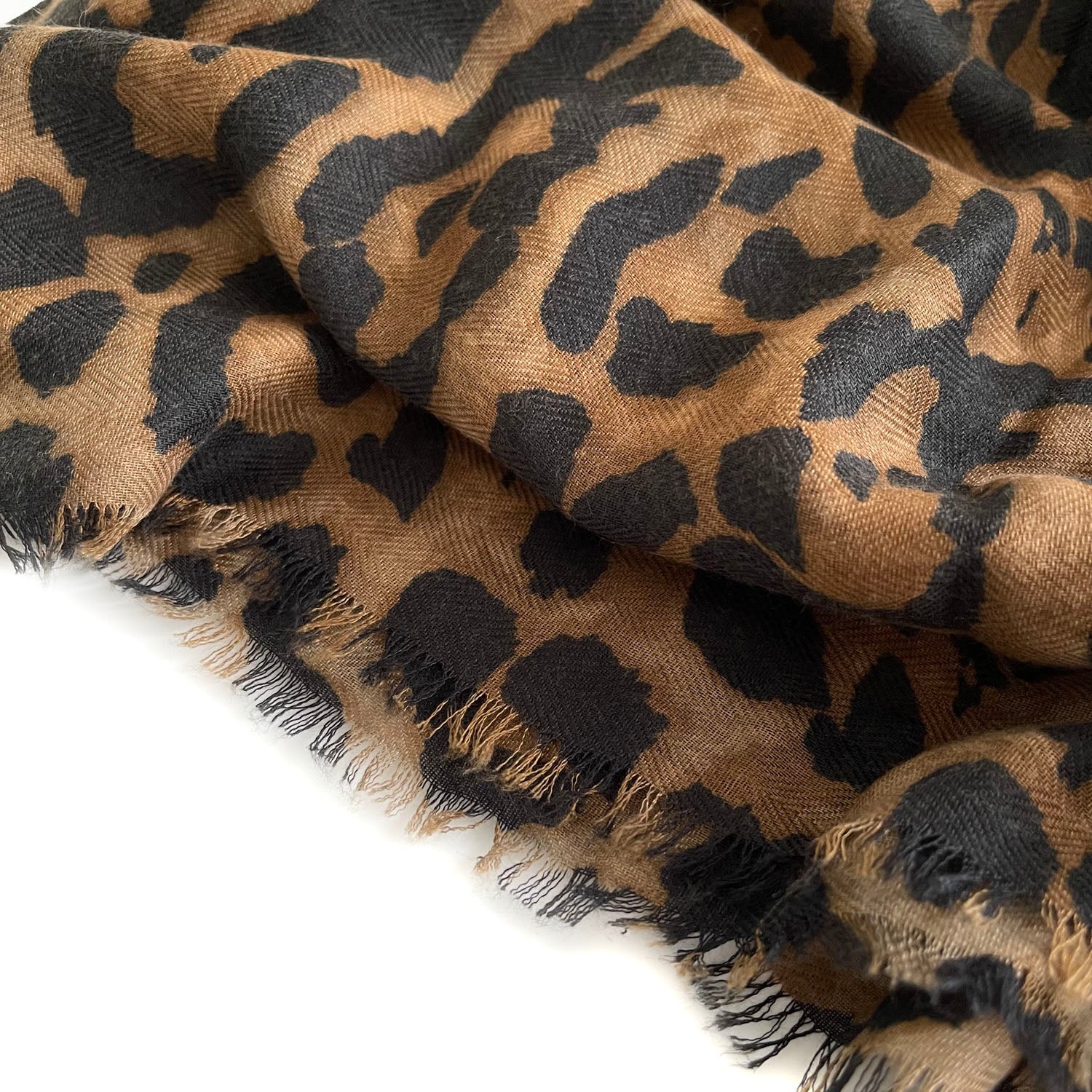Lucia Leopard Animal Print Scarf