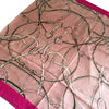 LARGE PINK CONTEMPORARY BUCKLE PRINT PASHMINA SHAWL SCARF