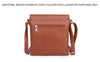 LARGE RED TASSEL MULTI COMPARTMENT CROSS BODY SHOULDER BAG WITH LONG STRAP
