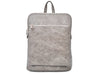 LIGHT GREY MULTI COMPARTMENT CROSS BODY BACKPACK