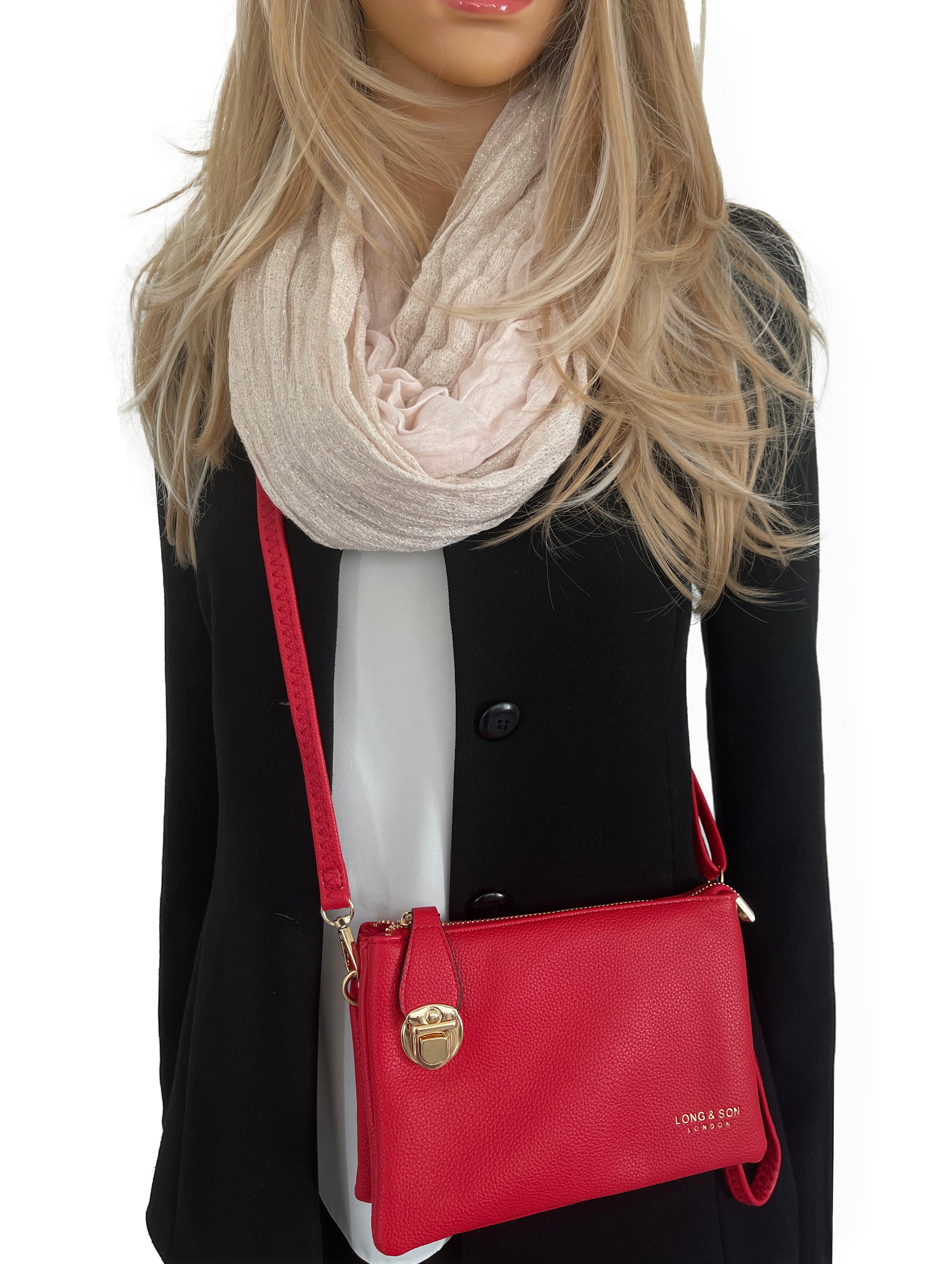 Red Leather Tassel Cross Body Bag – Alice's Wonders UK