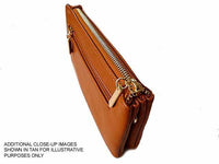 A-SHU SMALL MULTI-POCKET CROSSBODY PURSE BAG WITH WRIST AND LONG STRAPS - METALLIC SILVER - A-SHU.CO.UK