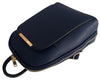 A-SHU SMALL MULTI COMPARTMENT CROSS BODY BACKPACK WITH TOP HANDLE - NAVY BLUE - A-SHU.CO.UK