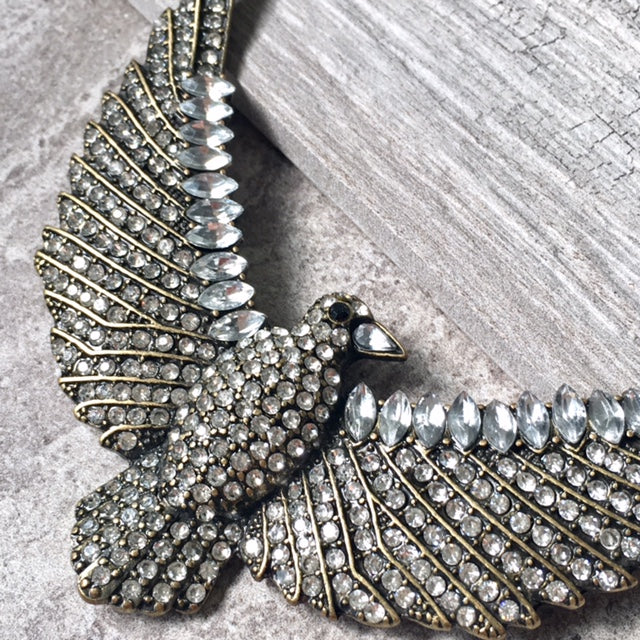 Vintage bird sale necklace