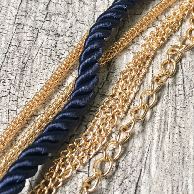 Nautical hot sale gold necklace