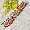 A-SHU EMBROIDERED FLORAL FABRIC COLLAR CHOKER NECKLACE - A-SHU.CO.UK